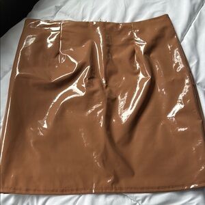 Fashion Nova Brown Mini Skirt